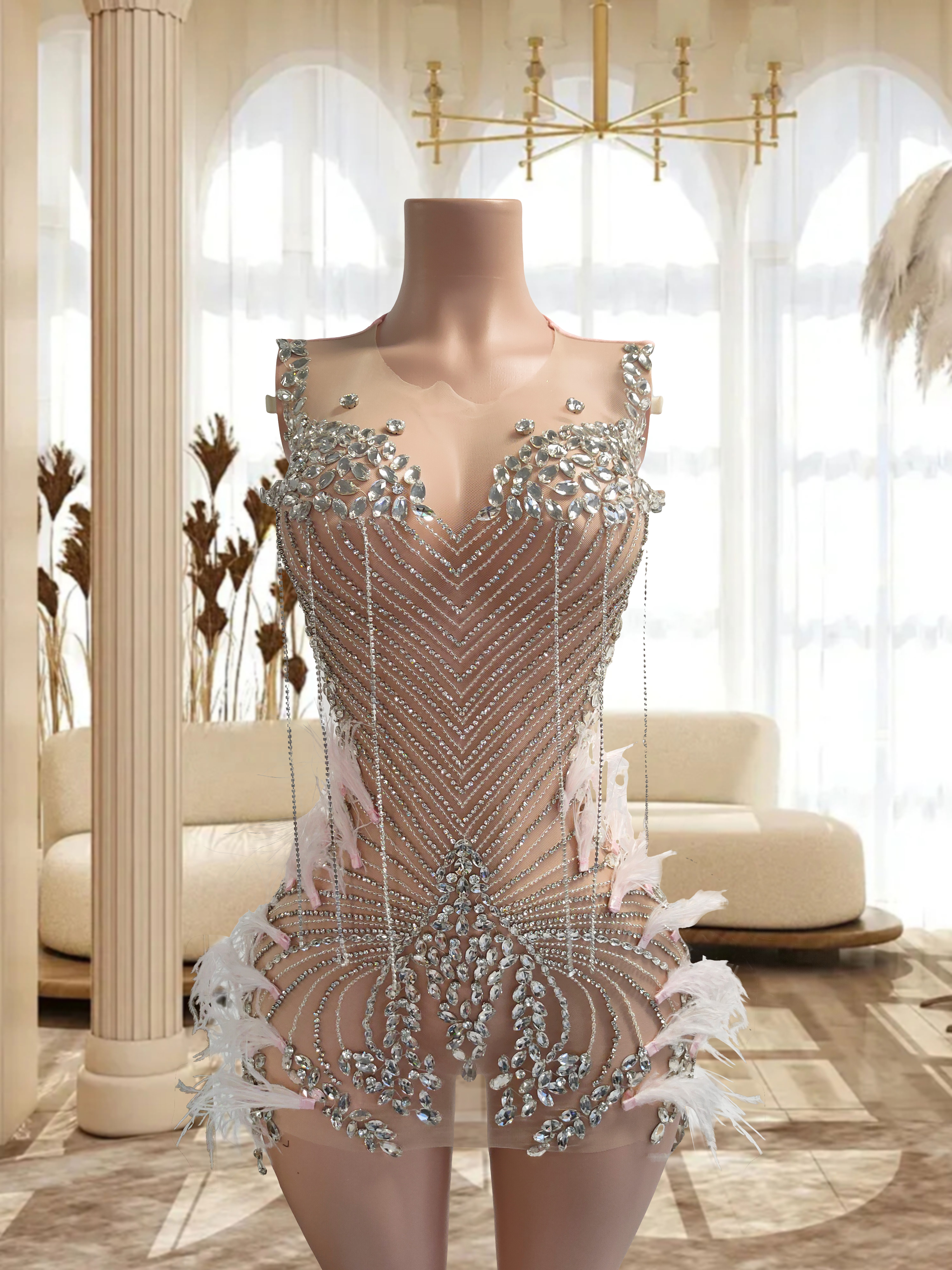 Pink Mini Dress TH23091304