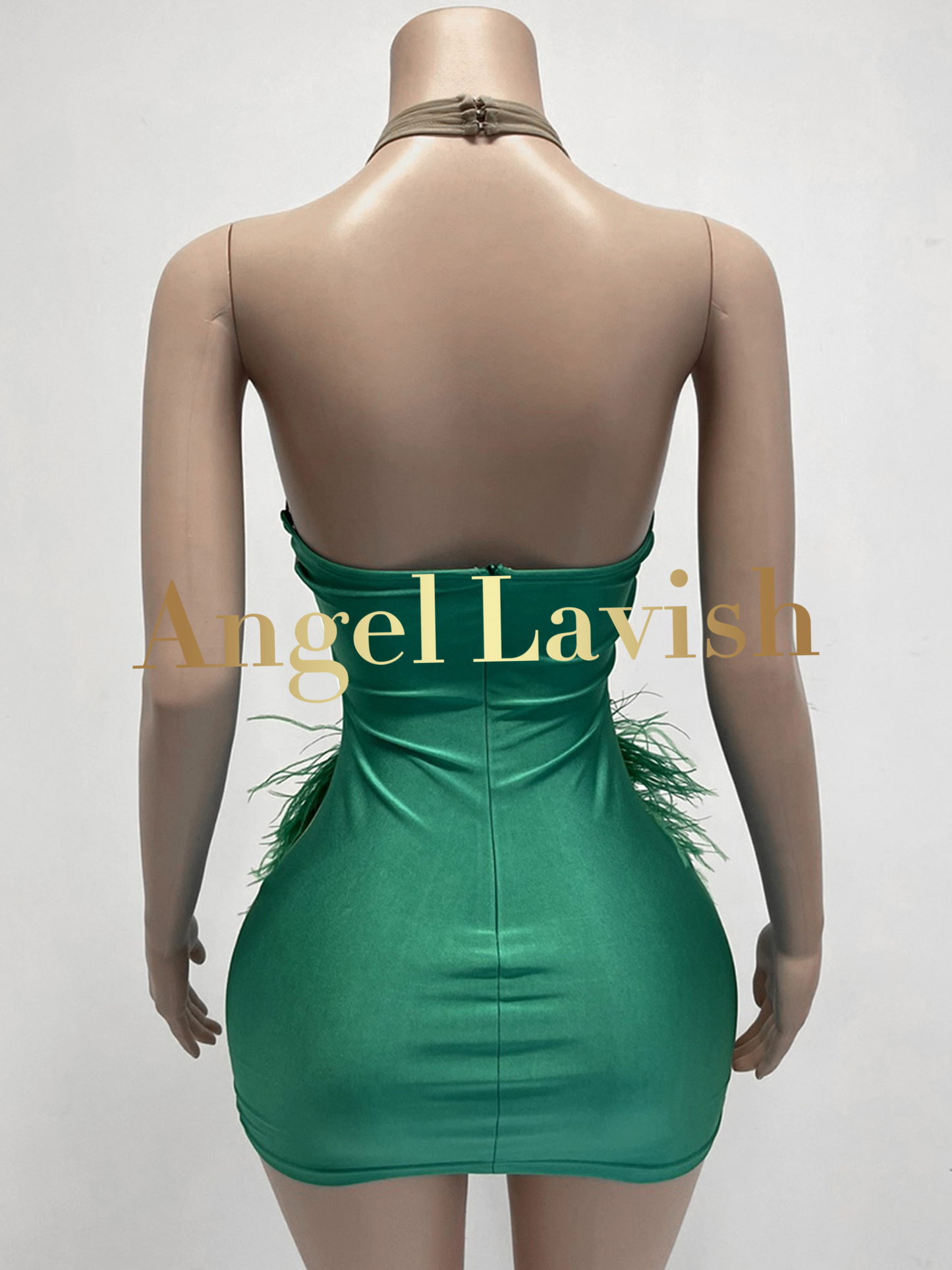 Green Mini Dress TH231101601