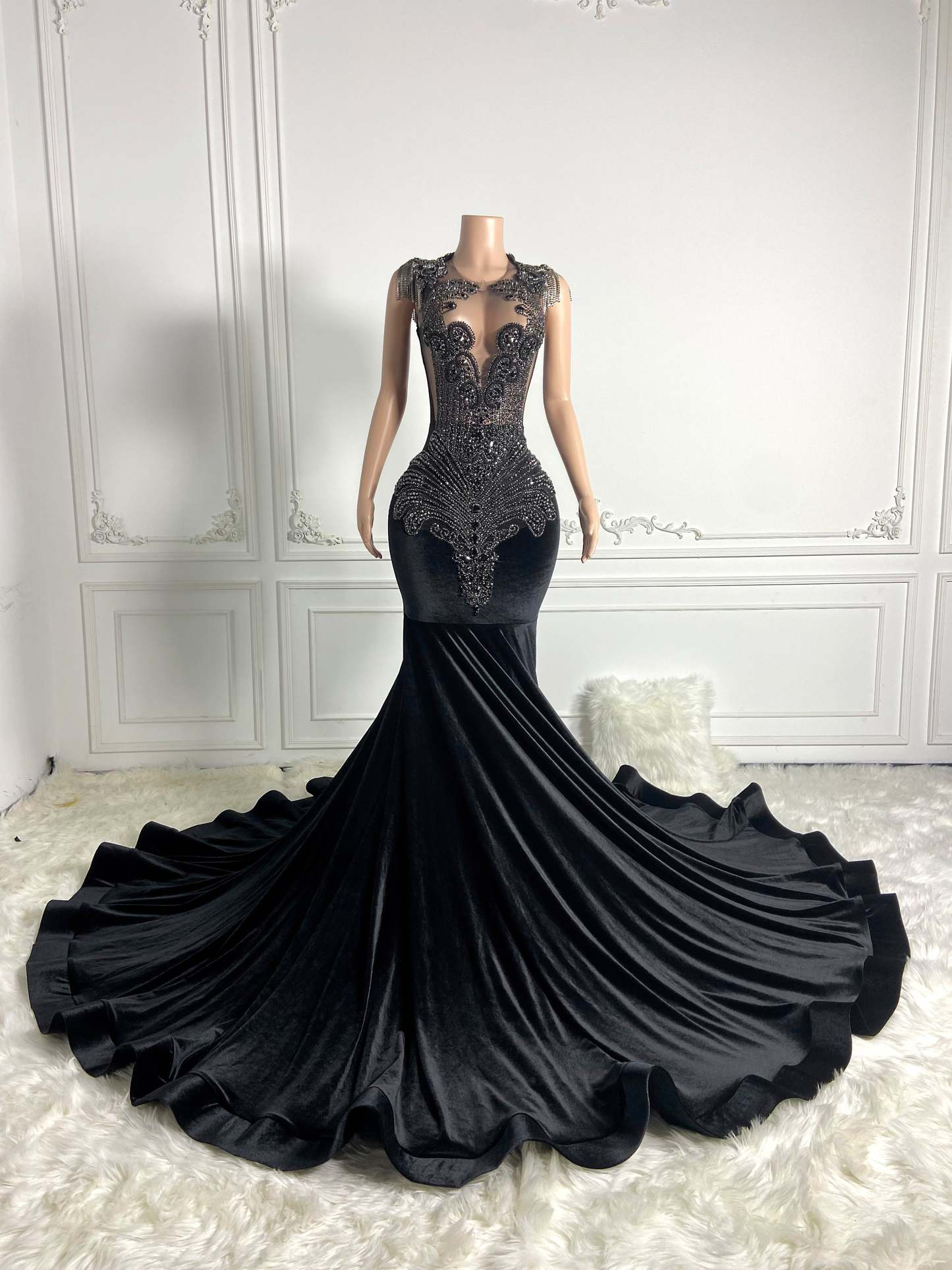 Velvet Elegance with Drill Chain