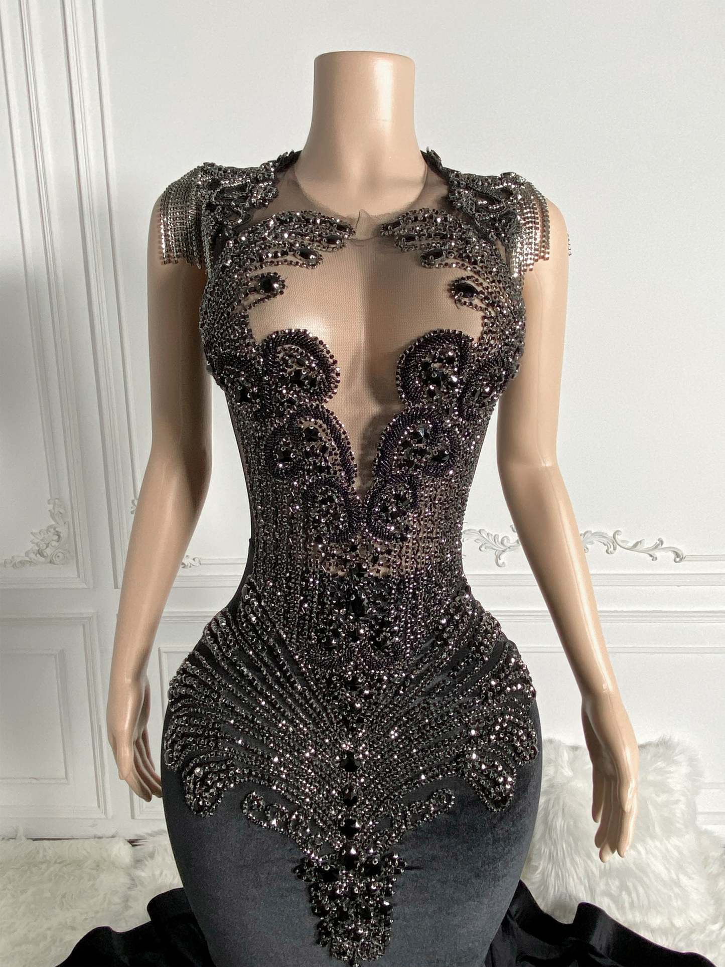 Velvet Elegance with Drill Chain