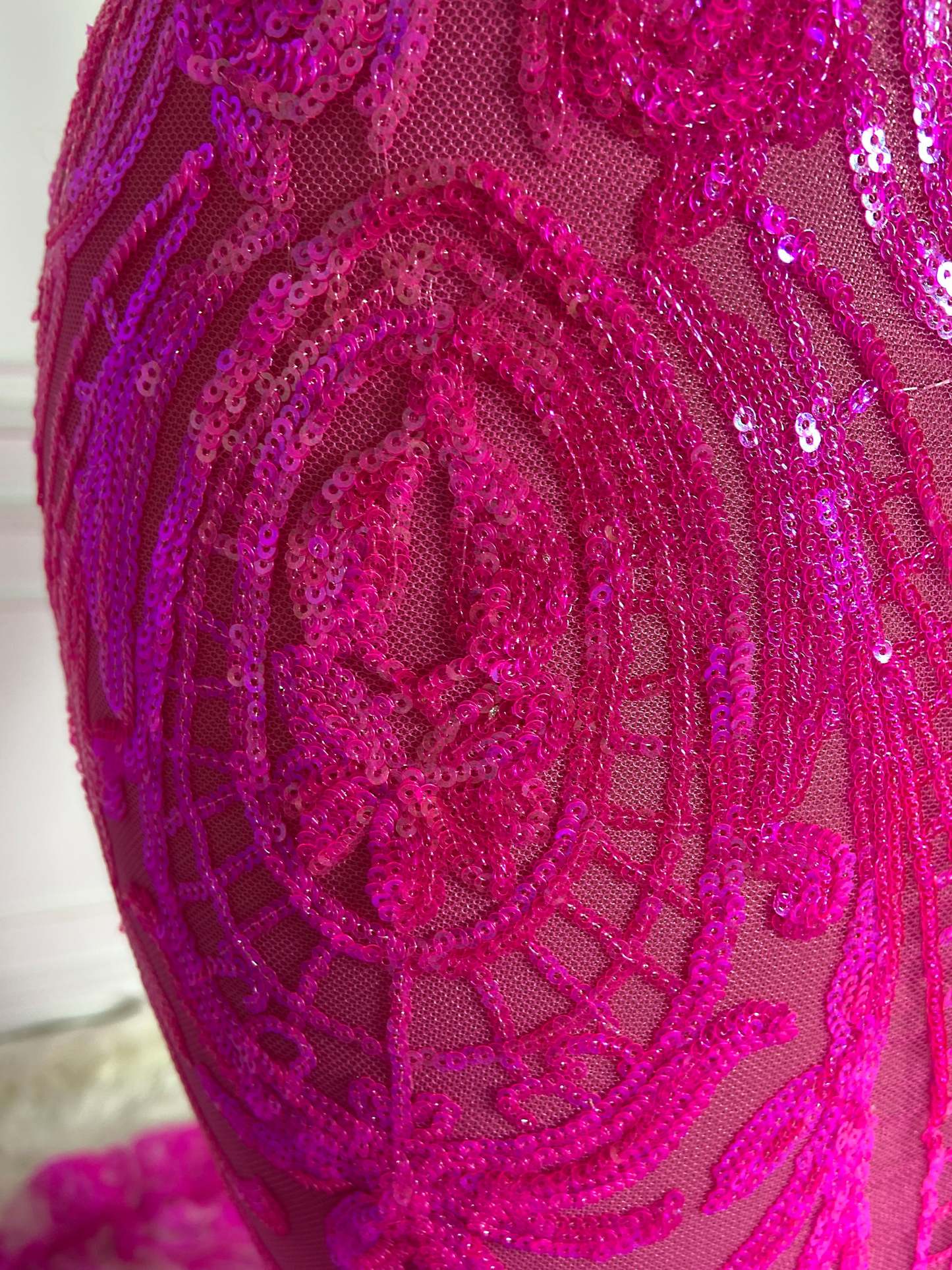 Backless Rose Red Gown