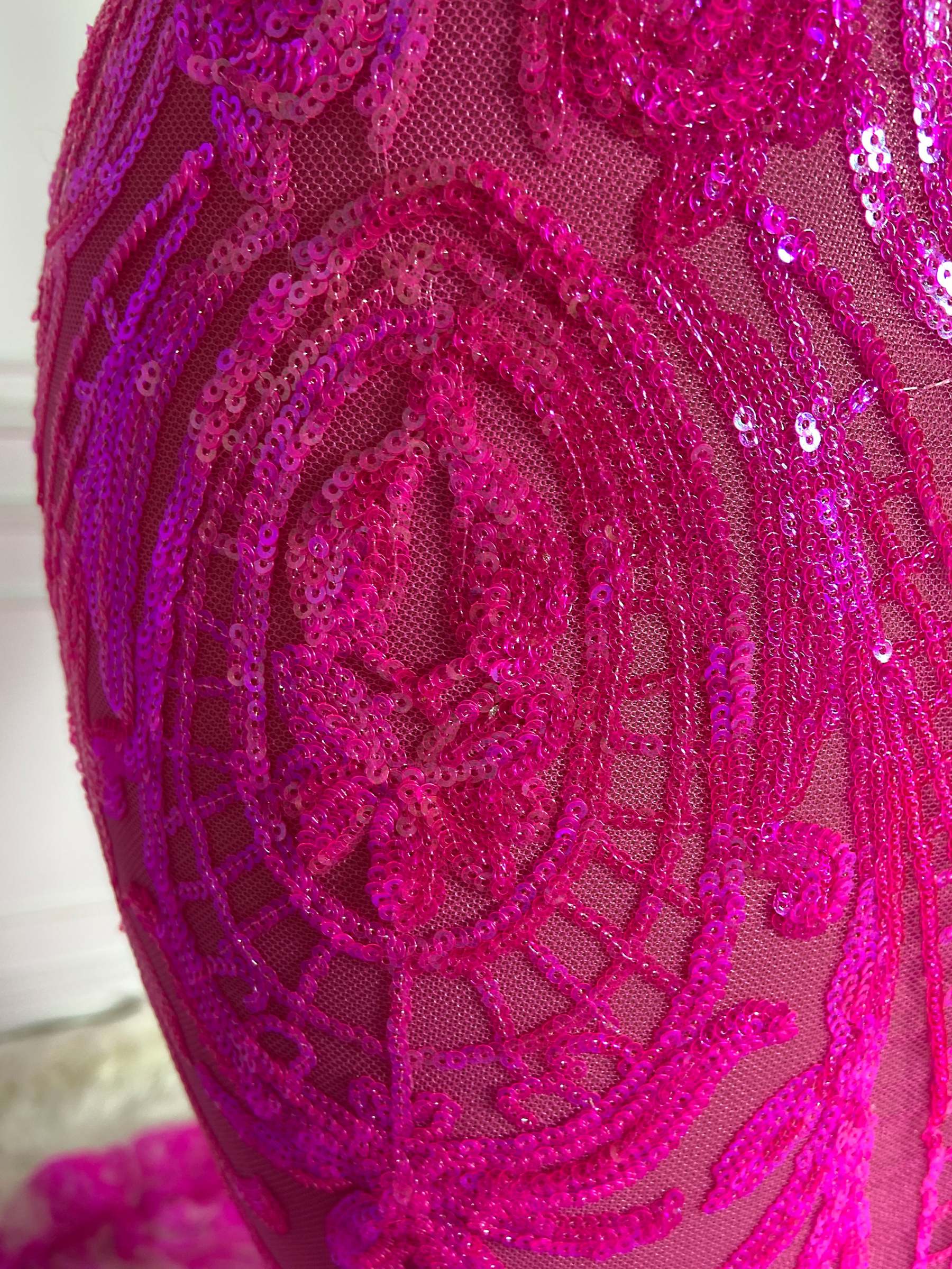 Backless Rose Red Gown
