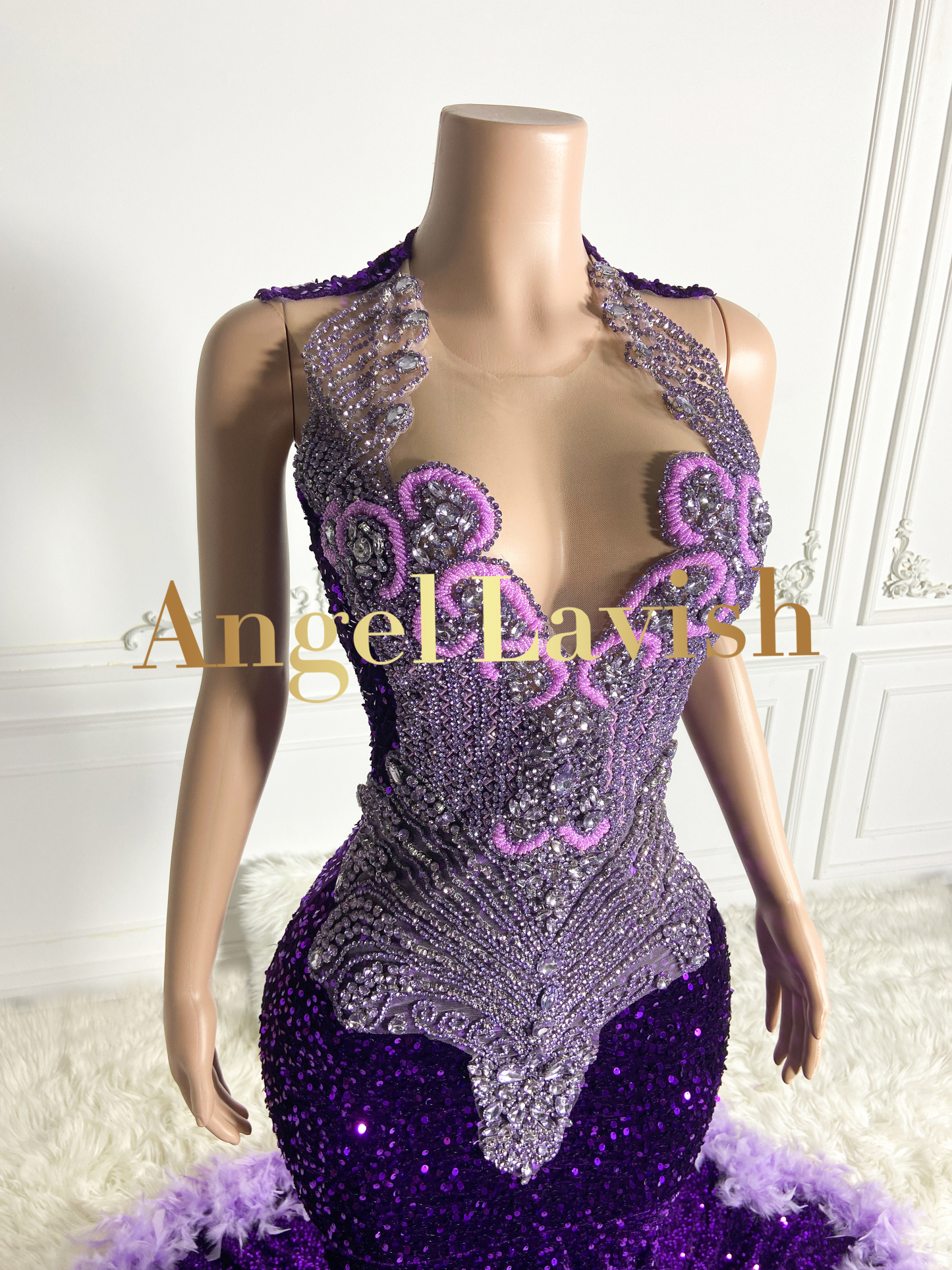 Dark Purple Gowns TH24041705