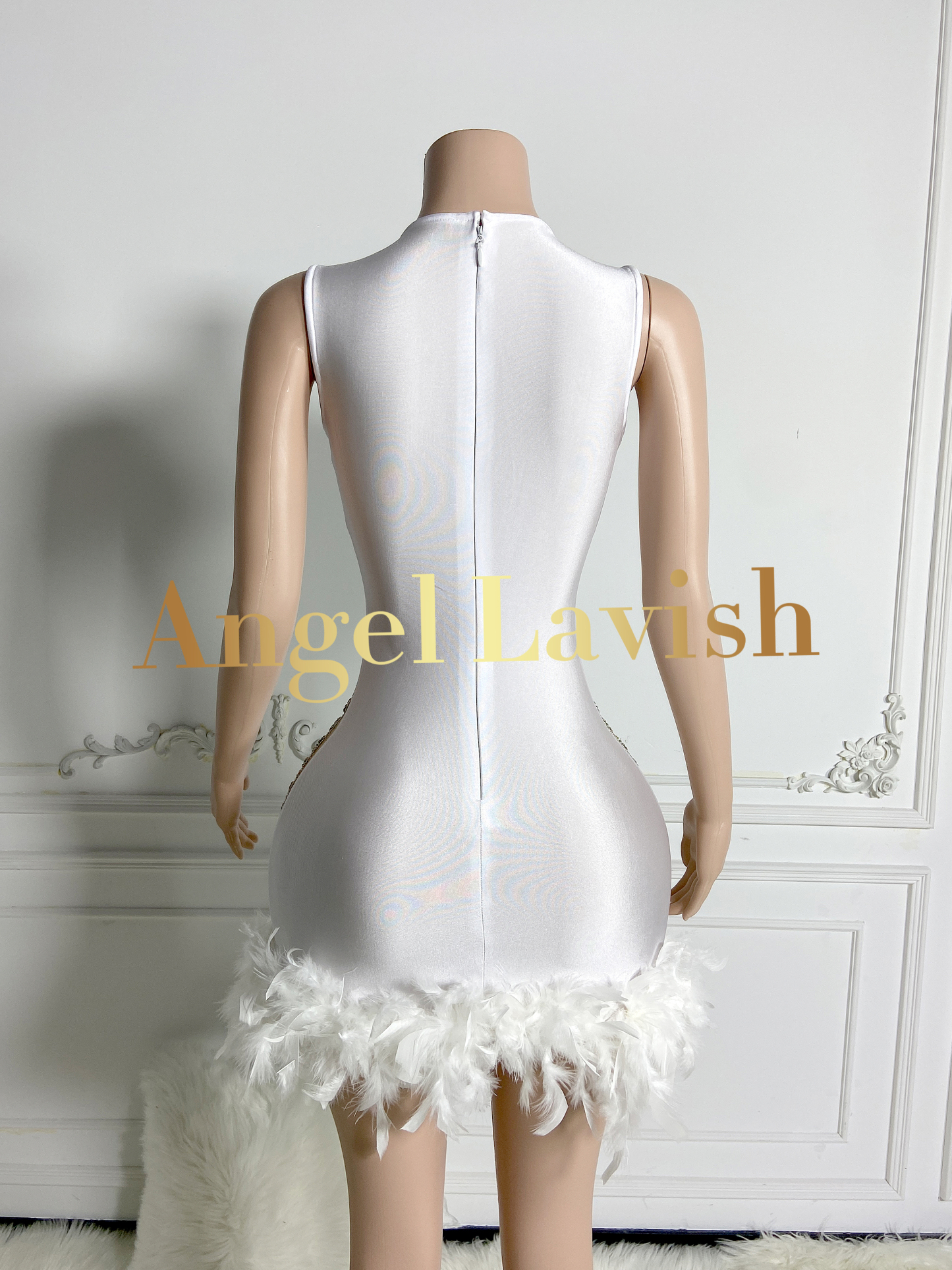 White Mini Dress TH24053005