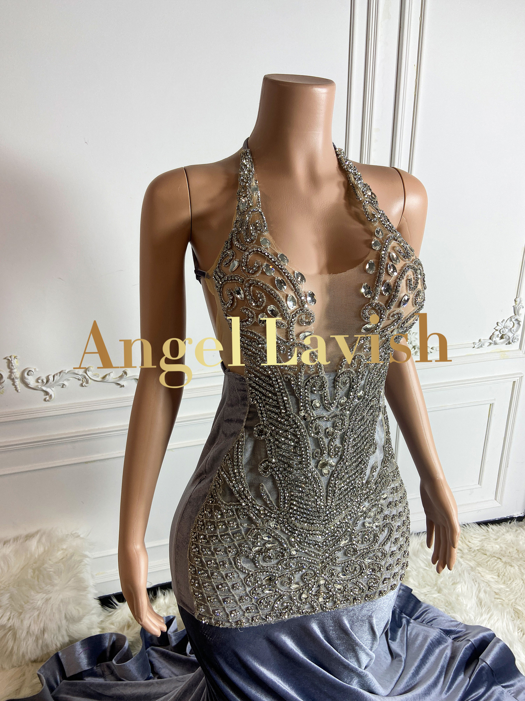 Dark Grey Gowns TH24060604