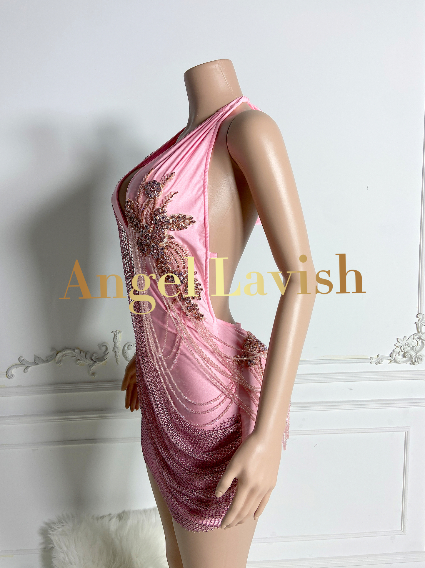 Pink Mini Dress TH24062105