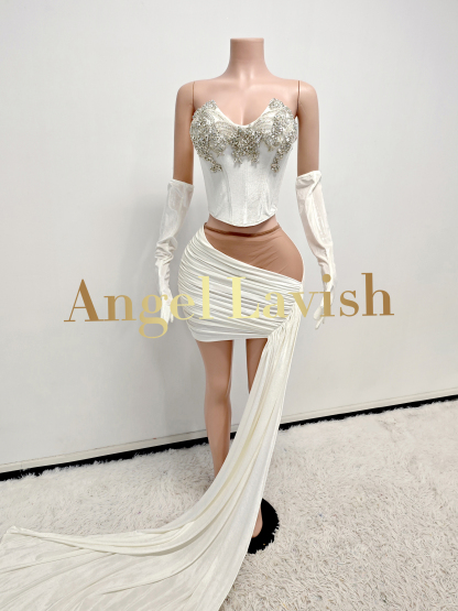 White Mini Dress TH2407037