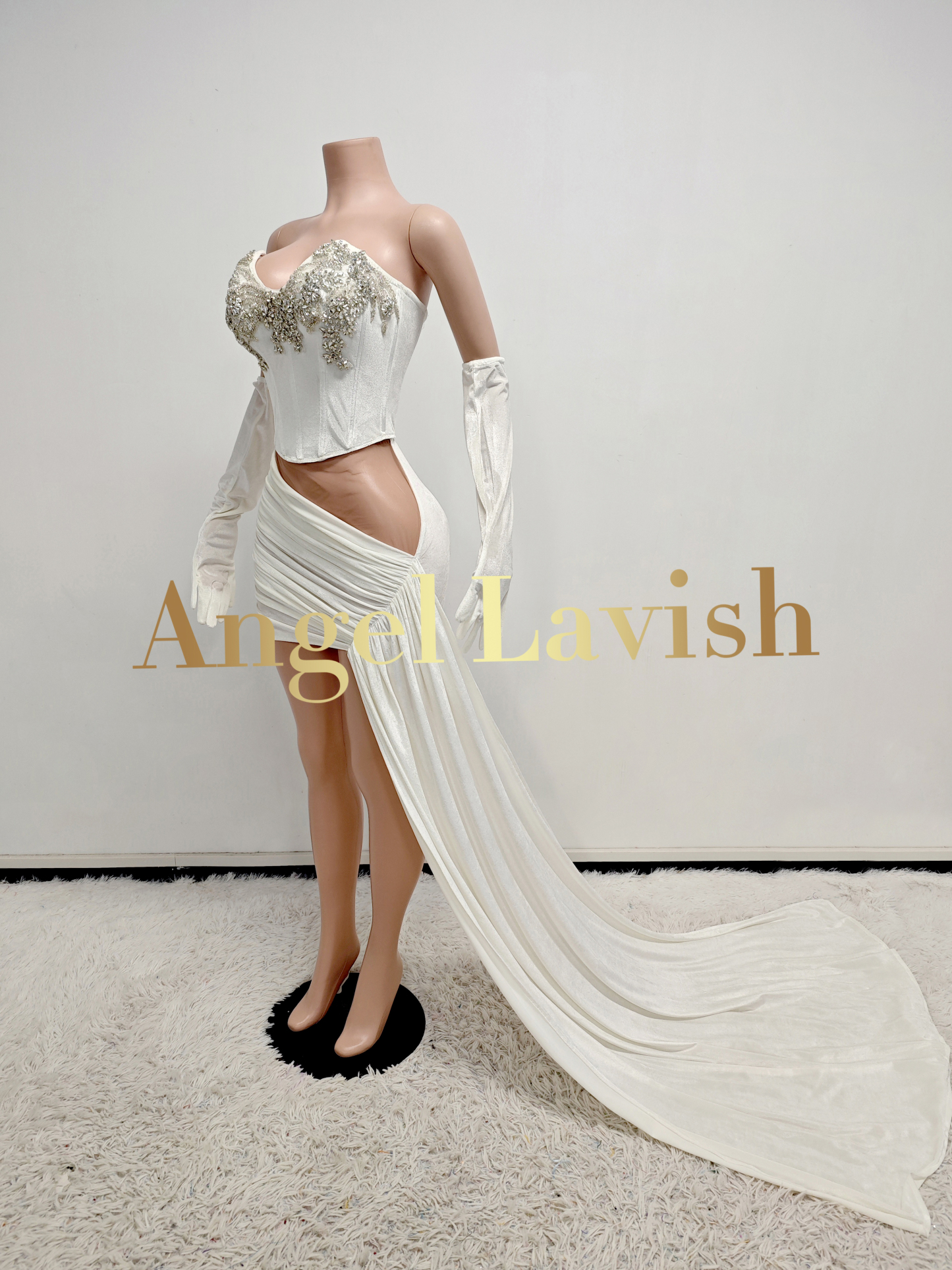 White Mini Dress TH2407037