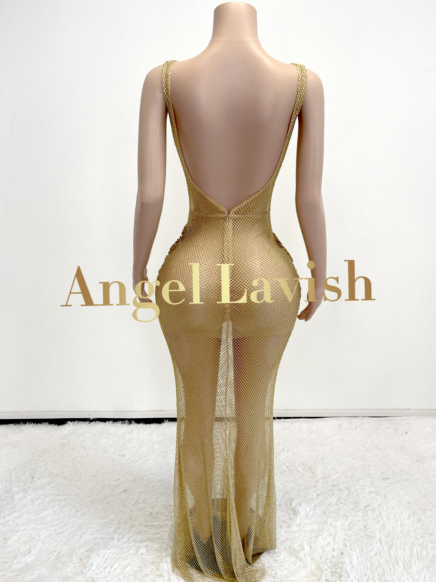 Gold Long Dress TH24102810