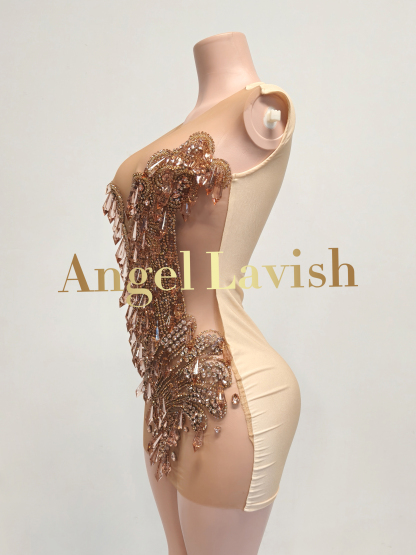 Light Nude Mini Dress TH24103101