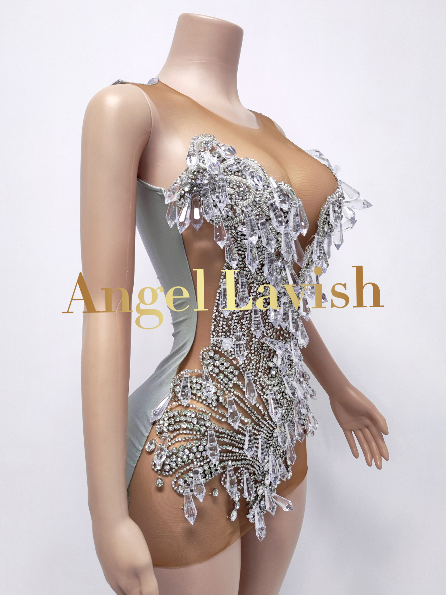 Silver Mini Dress TH24103101