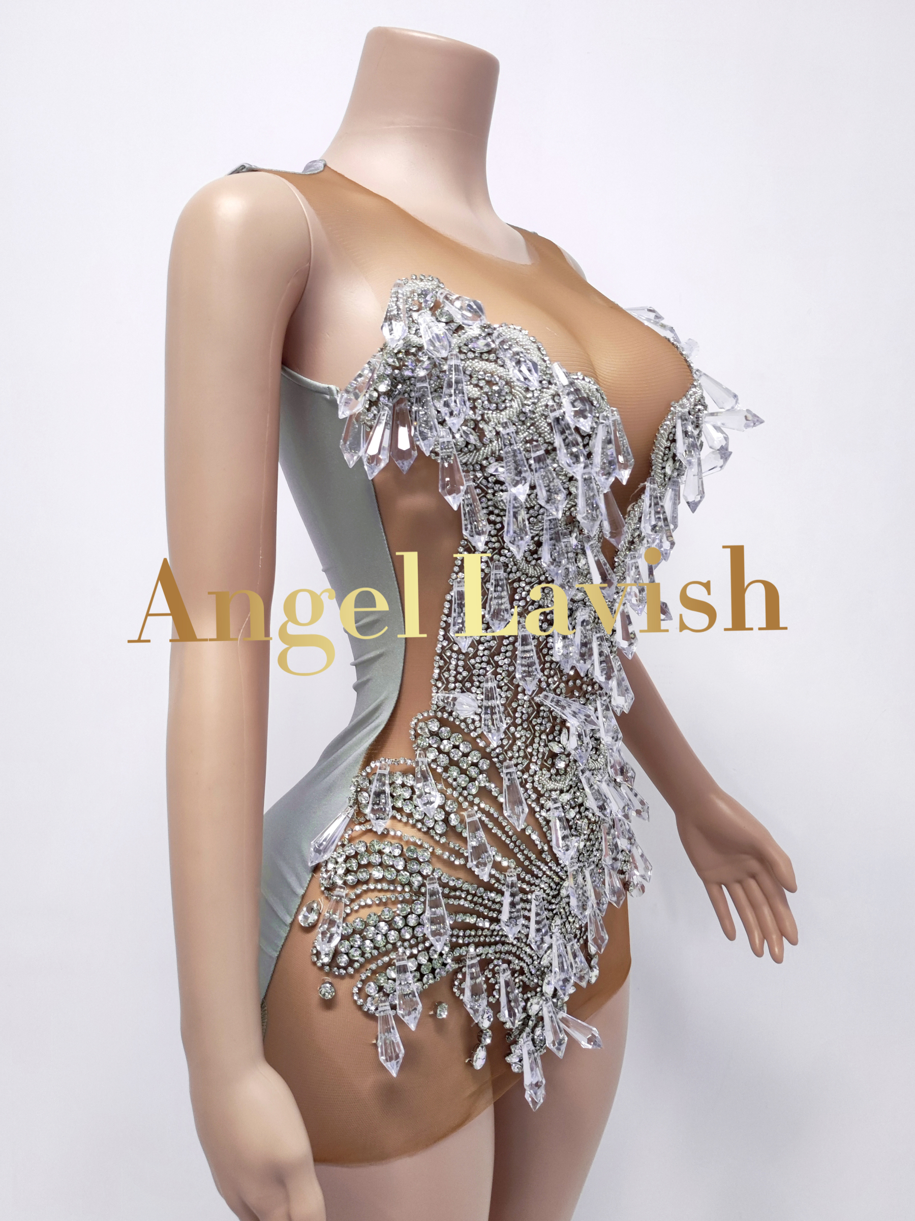 Silver Mini Dress TH24103101