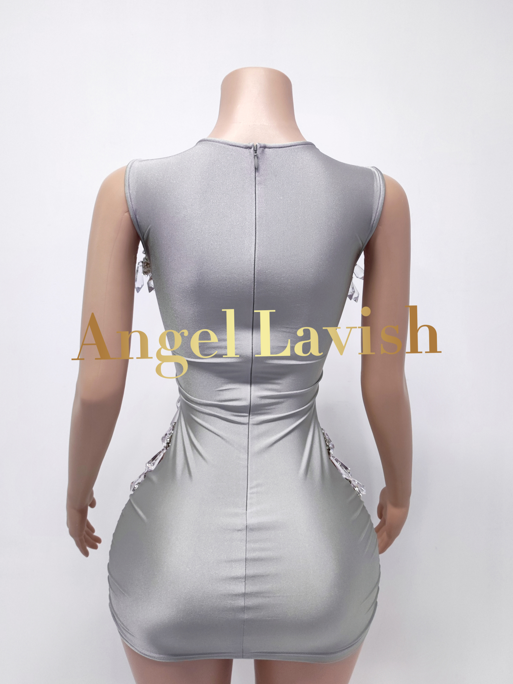 Silver Mini Dress TH24103101