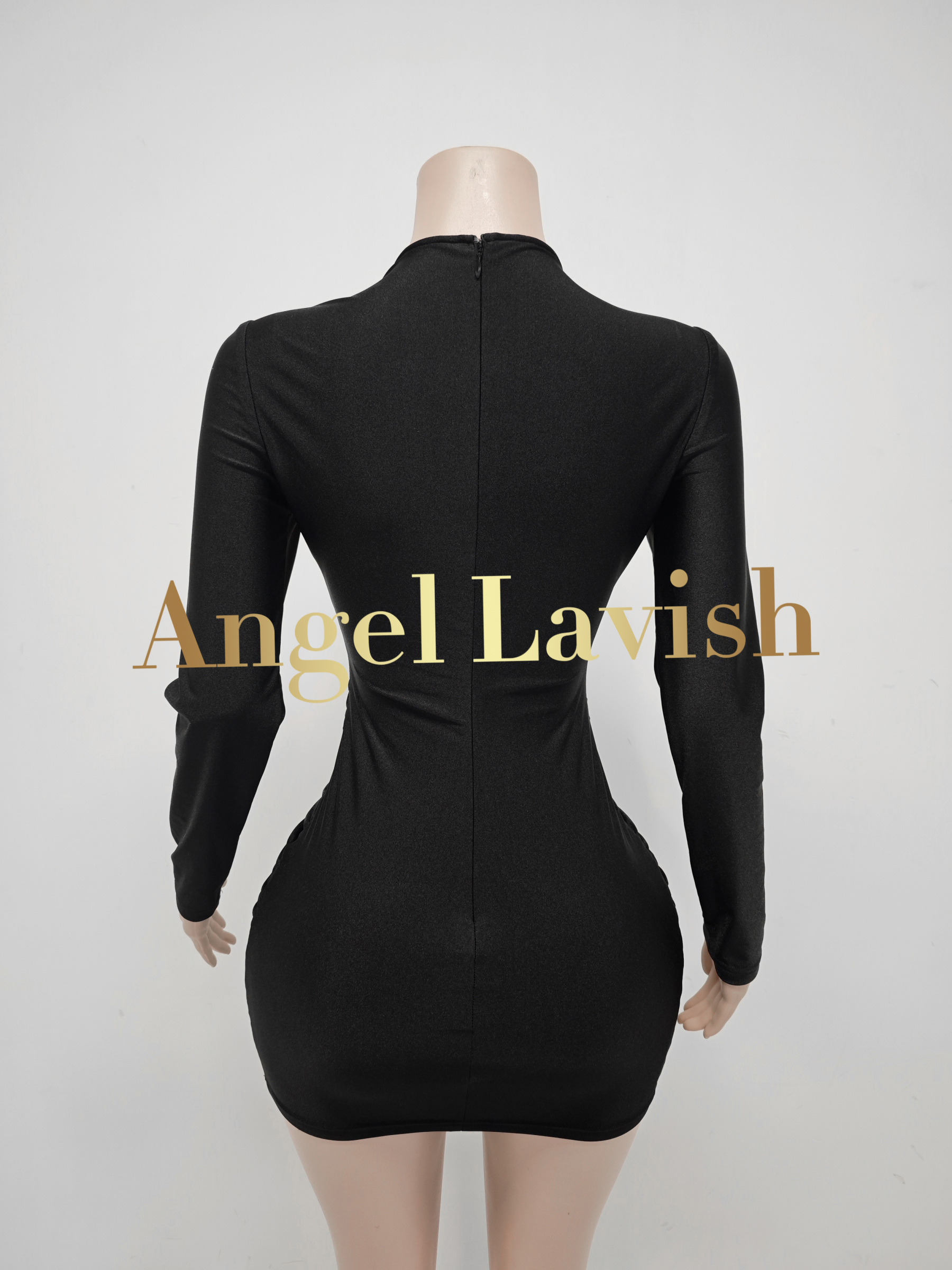 Black Mini Dress TH2412050