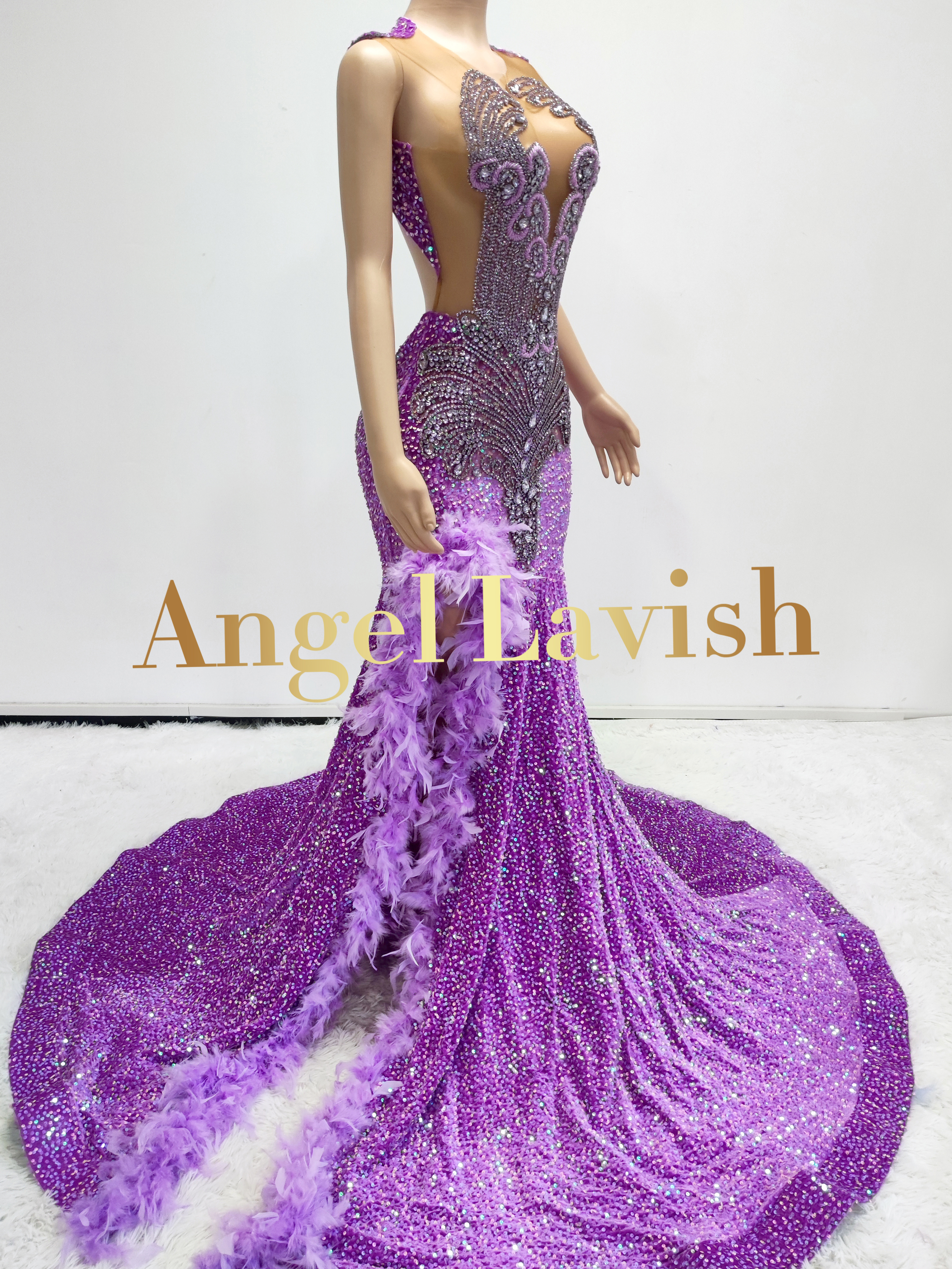 Purple Gowns TH24120901