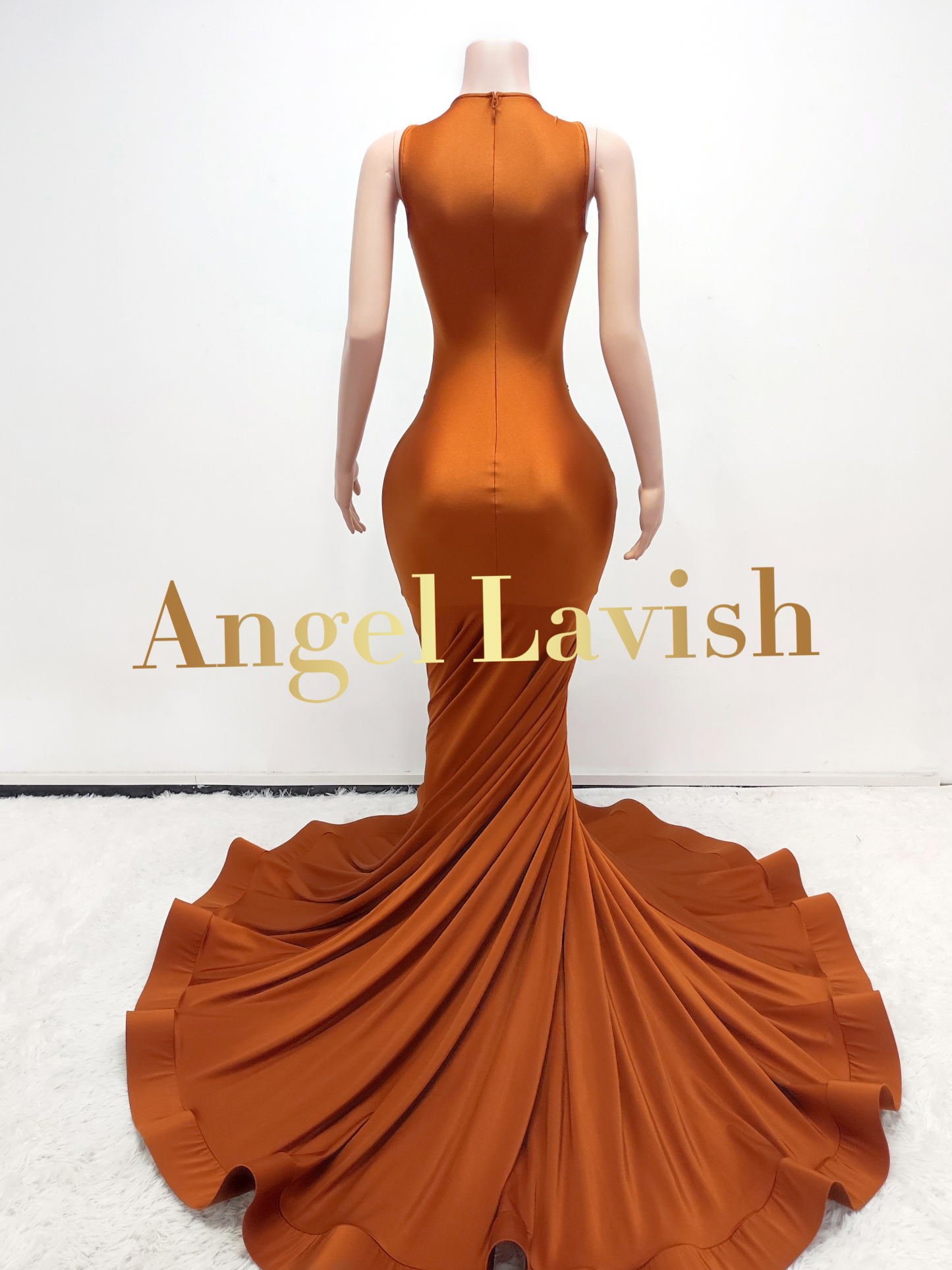 Brick Red Gowns TH24121902