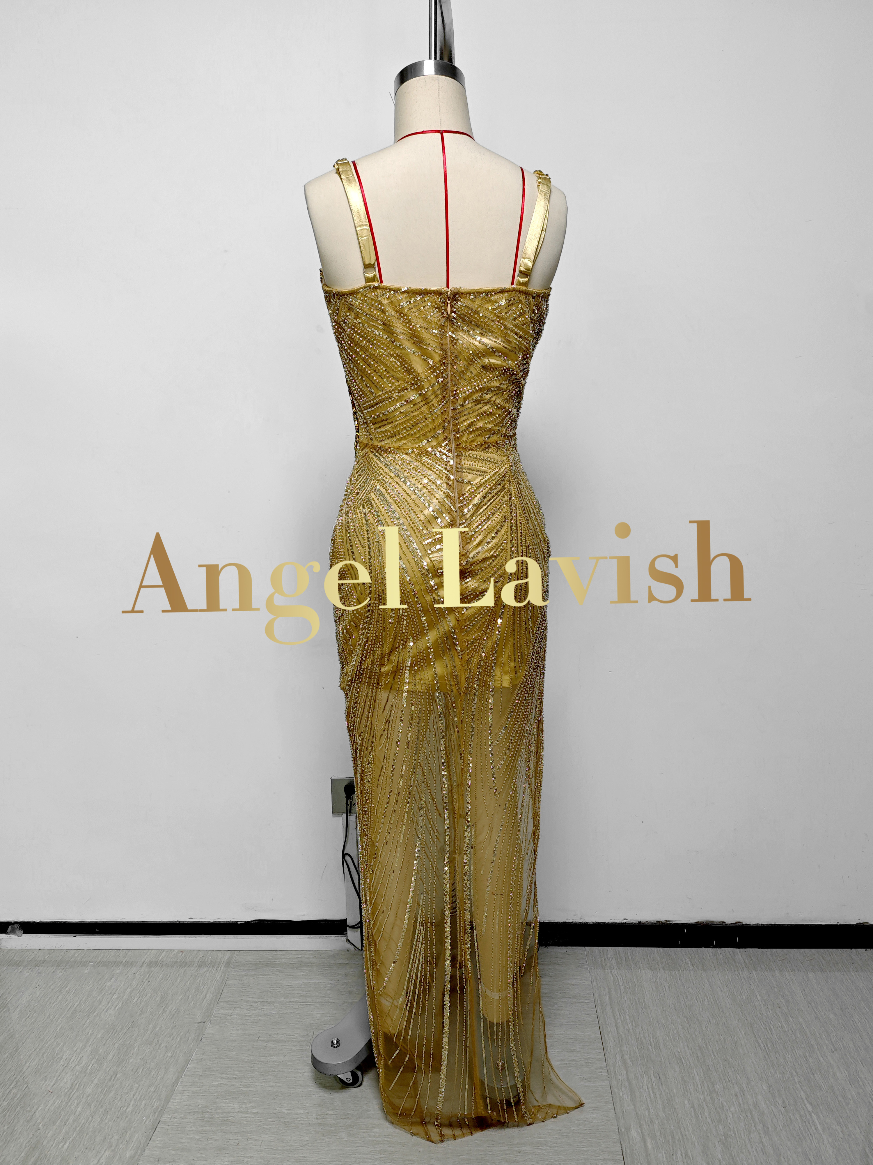 Gold Long Dress TH25010801