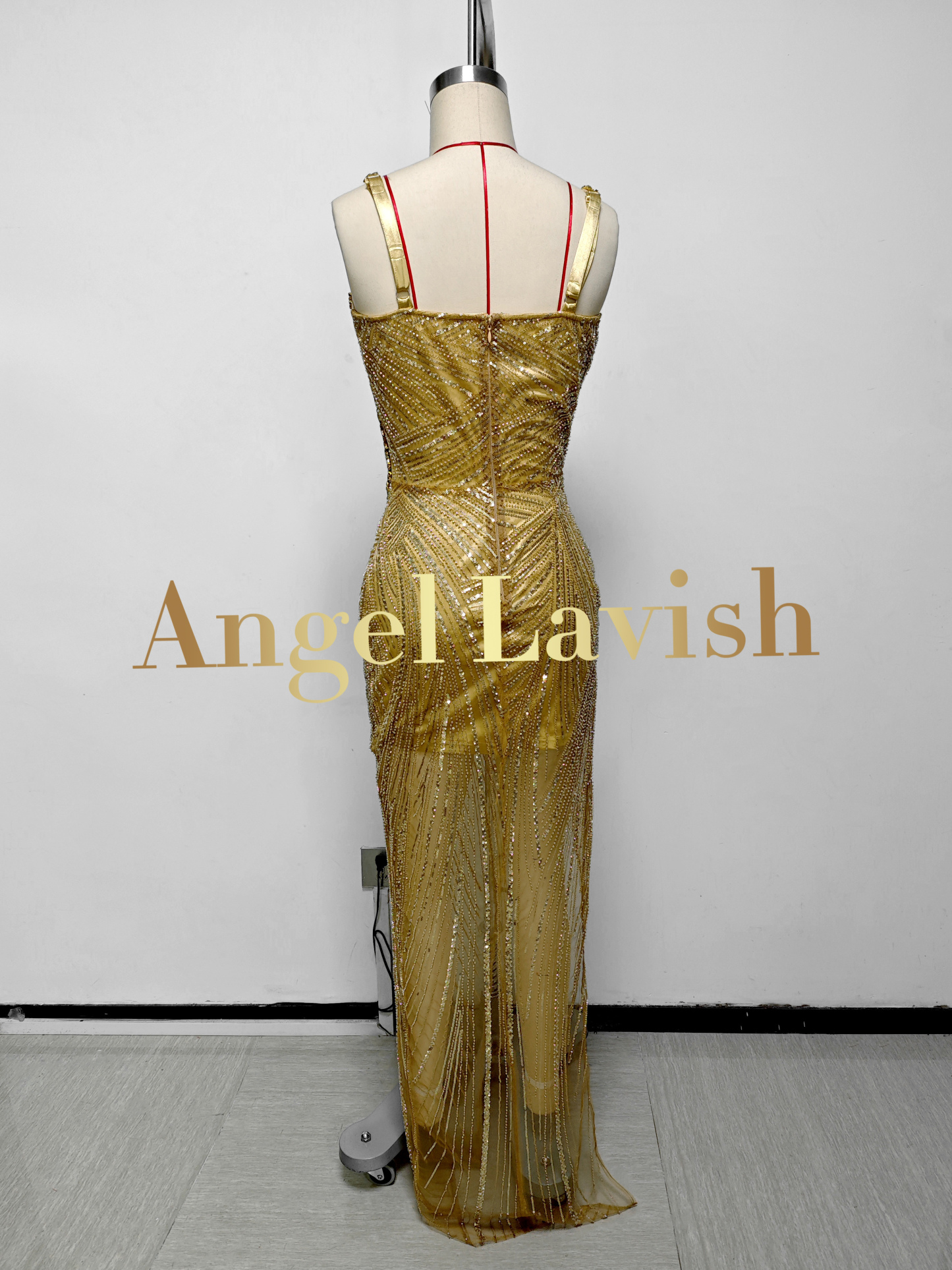 Gold Long Dress TH25010801