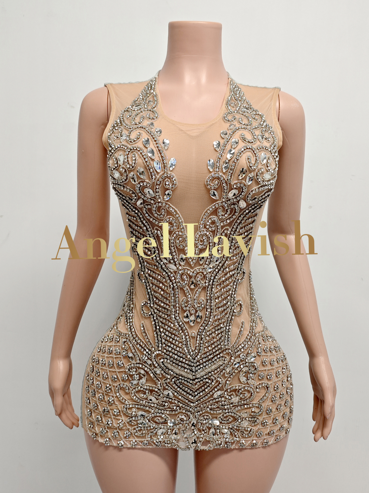 Silver Mini Dress TH25050601