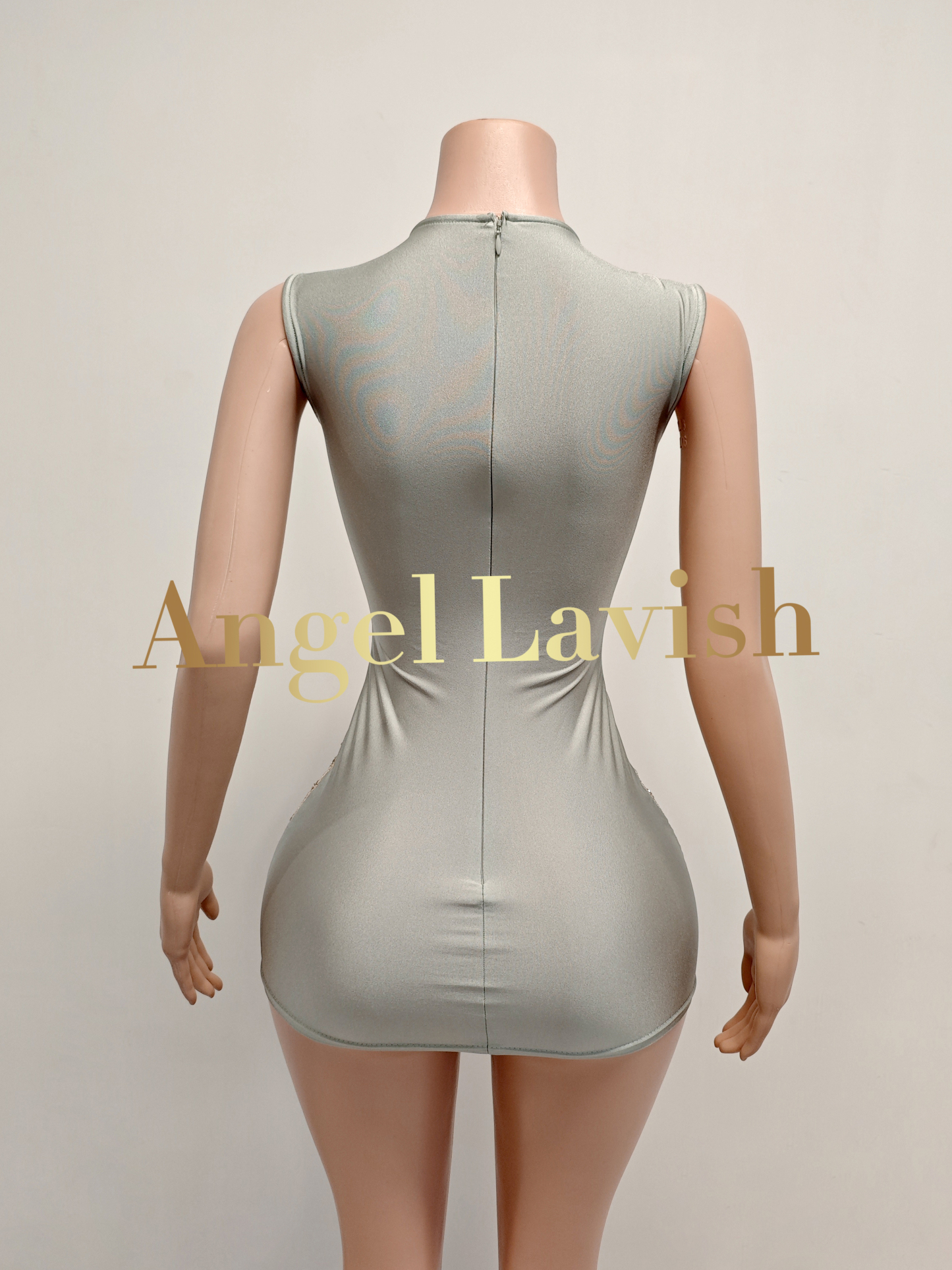 Silver Mini Dress TH25050601