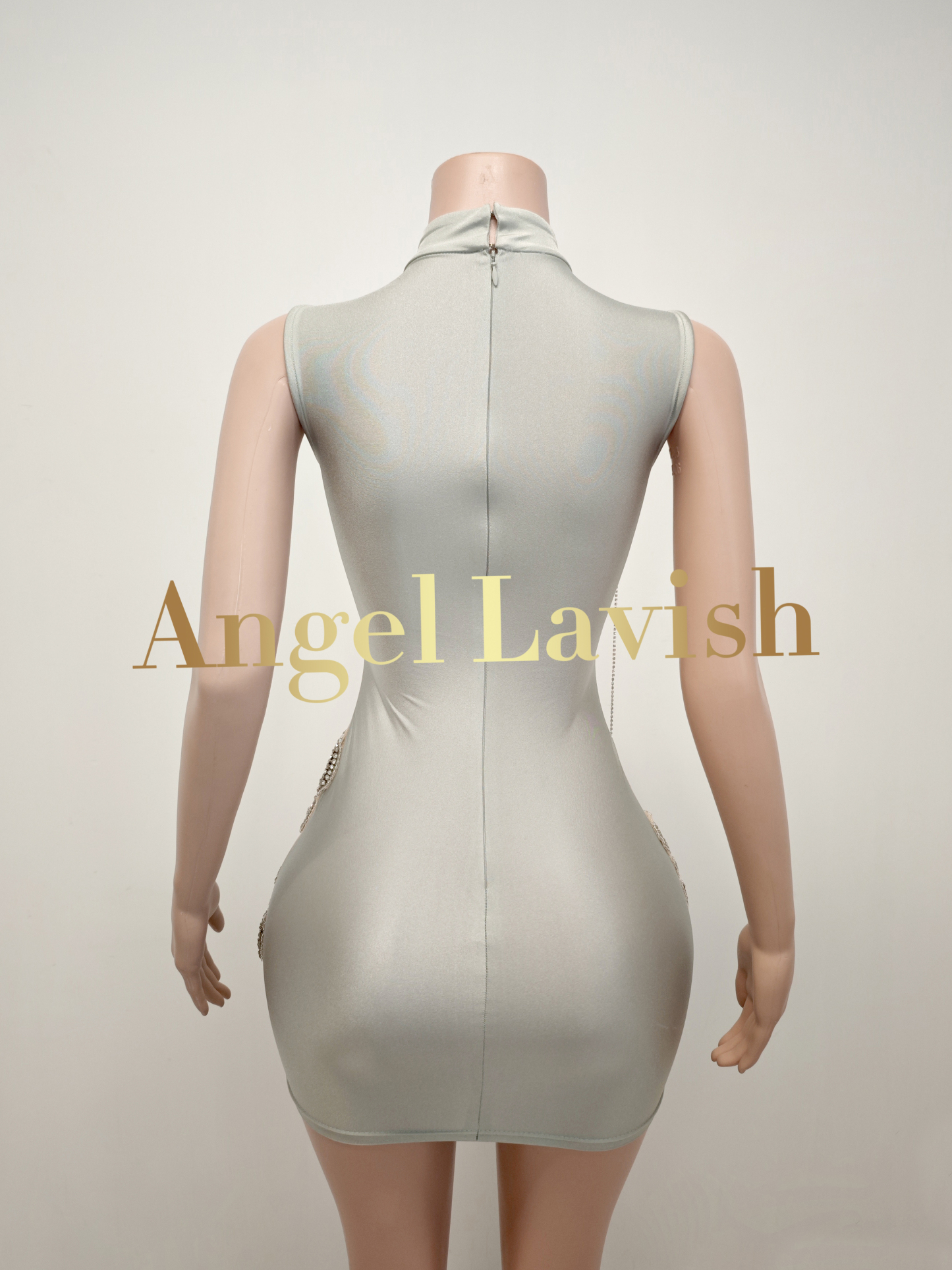 Silver Mini Dress TH25050606