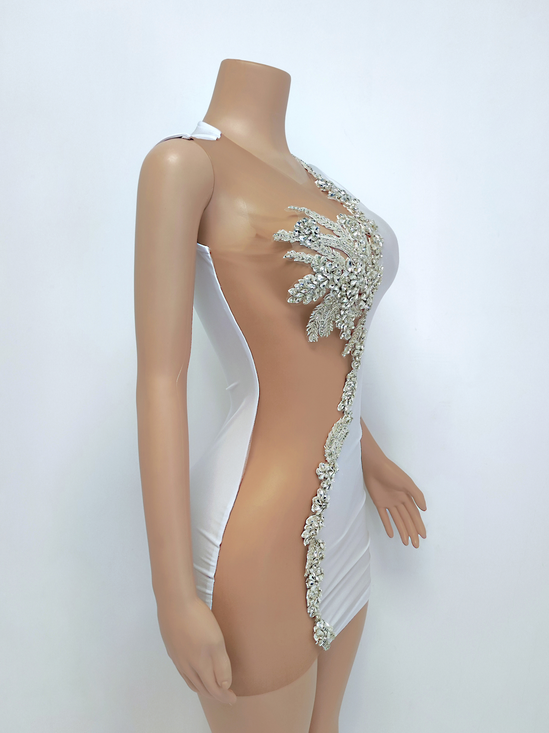 White Mini Dress THG2407086