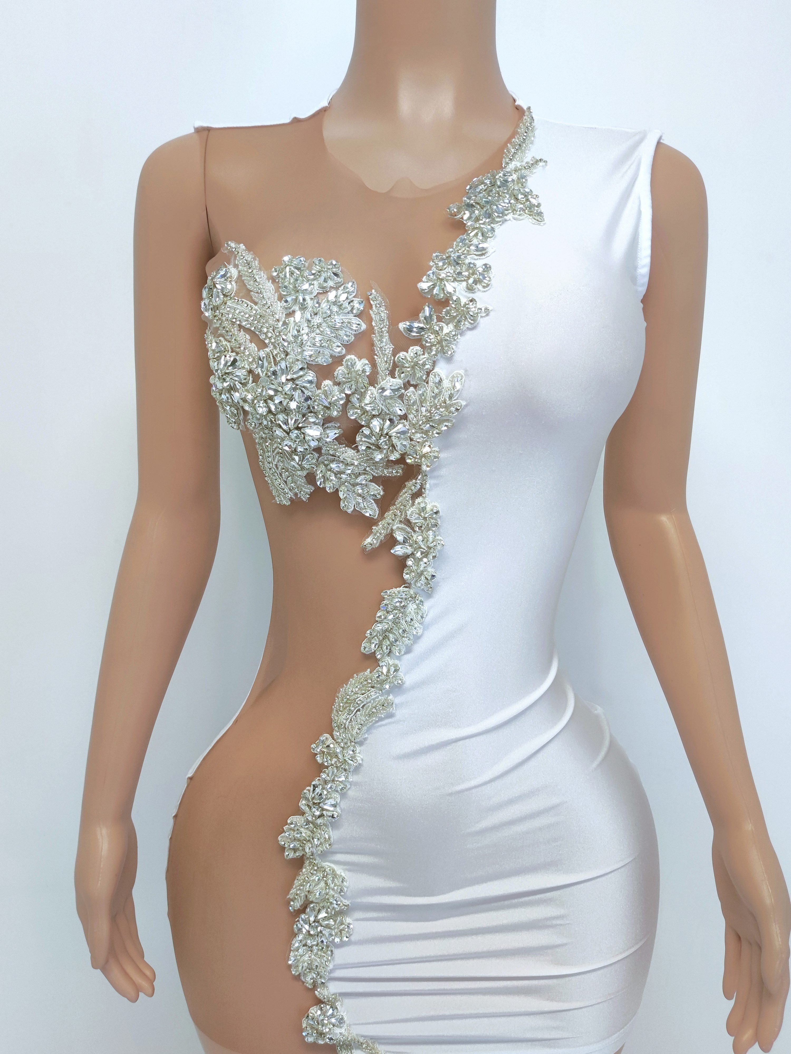White Mini Dress THG2407086