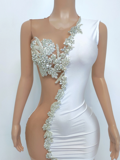 White Mini Dress THG2407086
