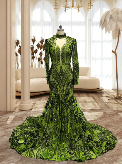 Green Gowns YW0073