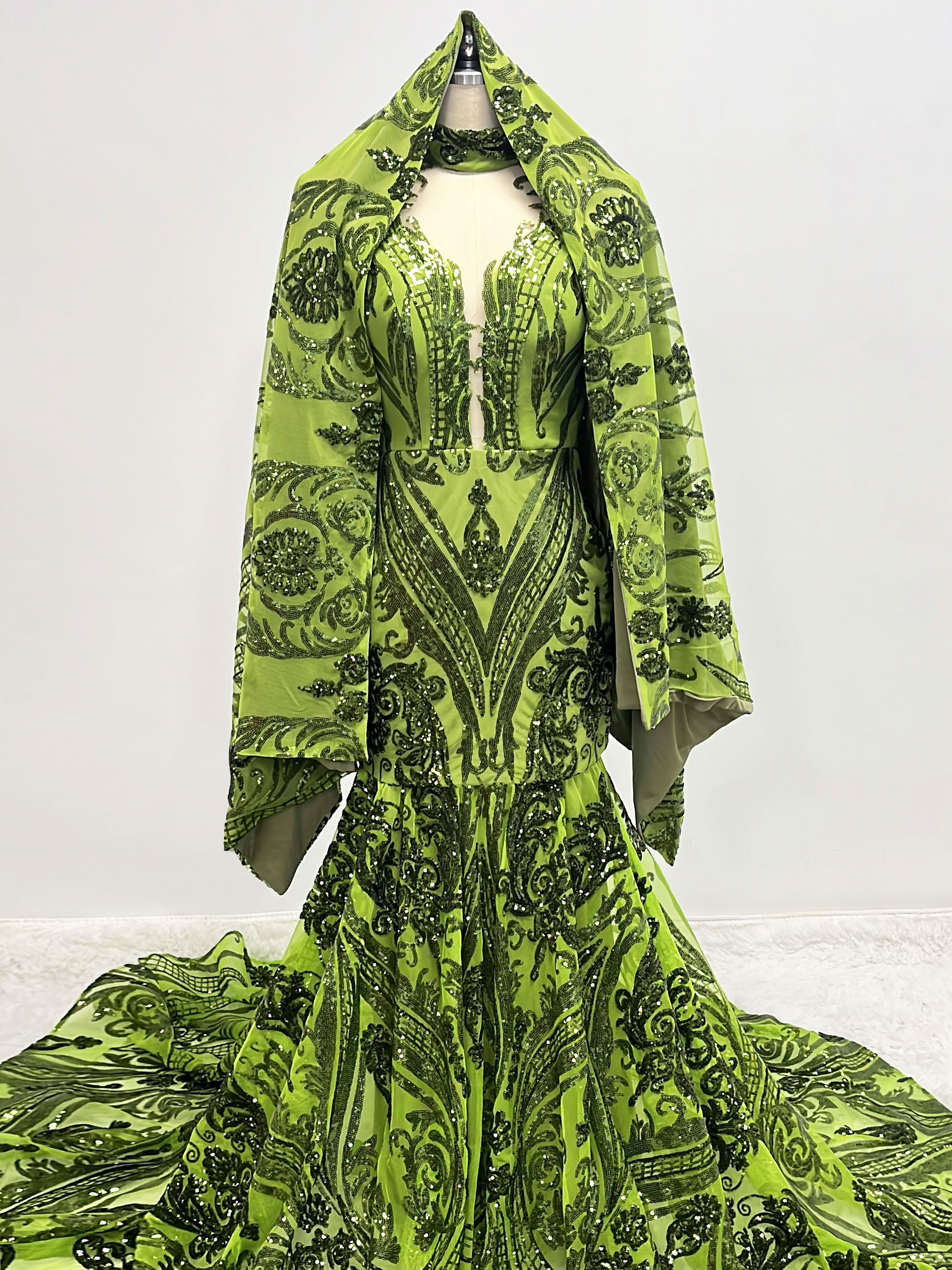 Green Gowns YW0073