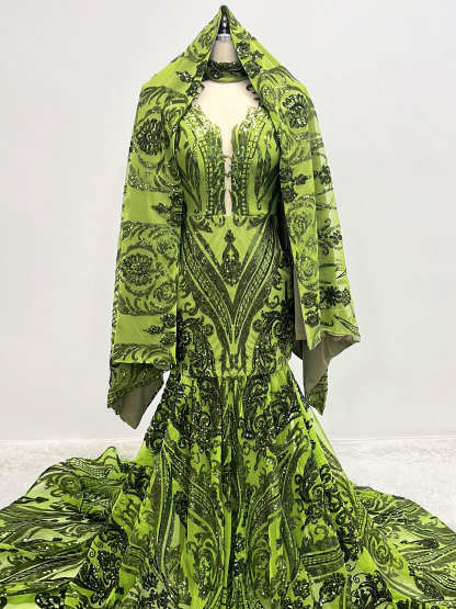 Green Gowns YW0073