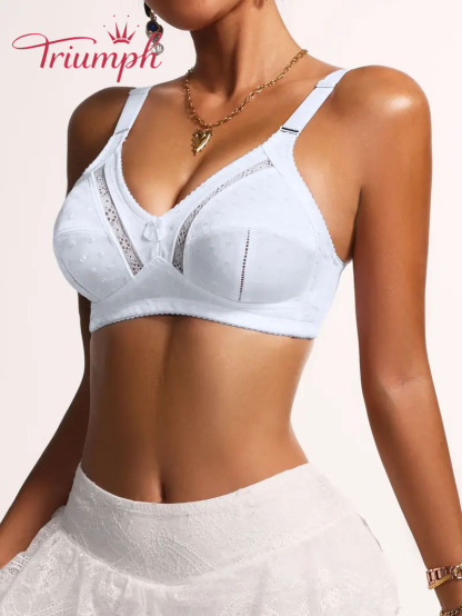 Triumph - (4 sztuki)🎀 Koronkowy seksowny biustonosz