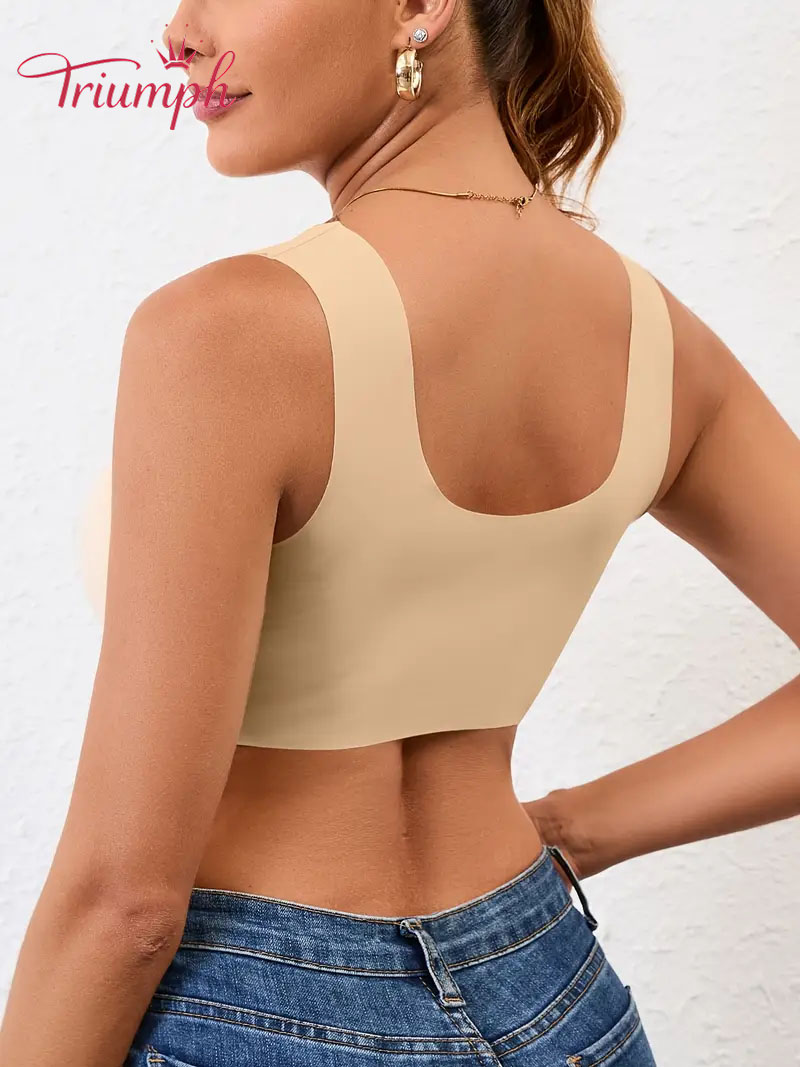 Triumph - 4 sztuki. 👑2025 nowy bezszwowy biustonosz