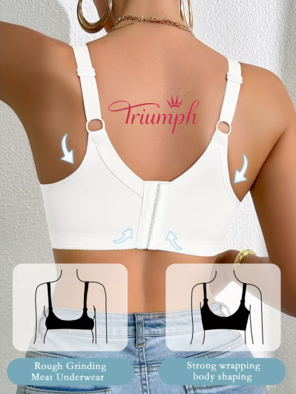 Triumph - 4-częściowy komplet 💫 Biustonosz z haftowaną koronką