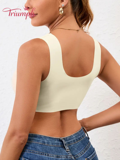 Triumph - 4 sztuki. 👑2025 nowy bezszwowy biustonosz