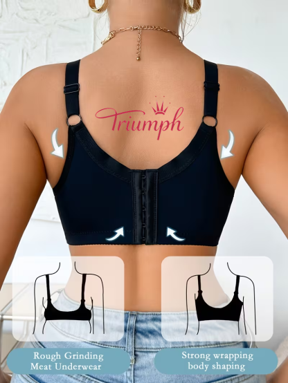 Triumph - 4-częściowy komplet 💫 Biustonosz z haftowaną koronką