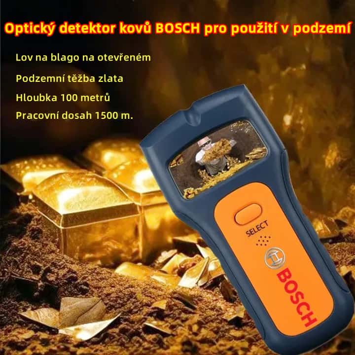 🔍High-tech detektor kovů BOSCH, hledejte skryté poklady💰⚙️