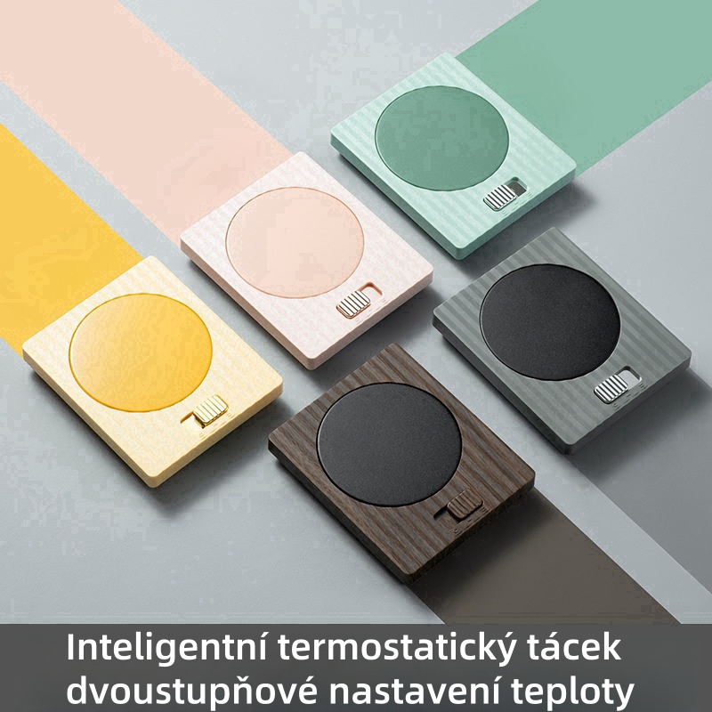 Pruhovaný dvouúrovňový teplotně nastavitelný topný tácek