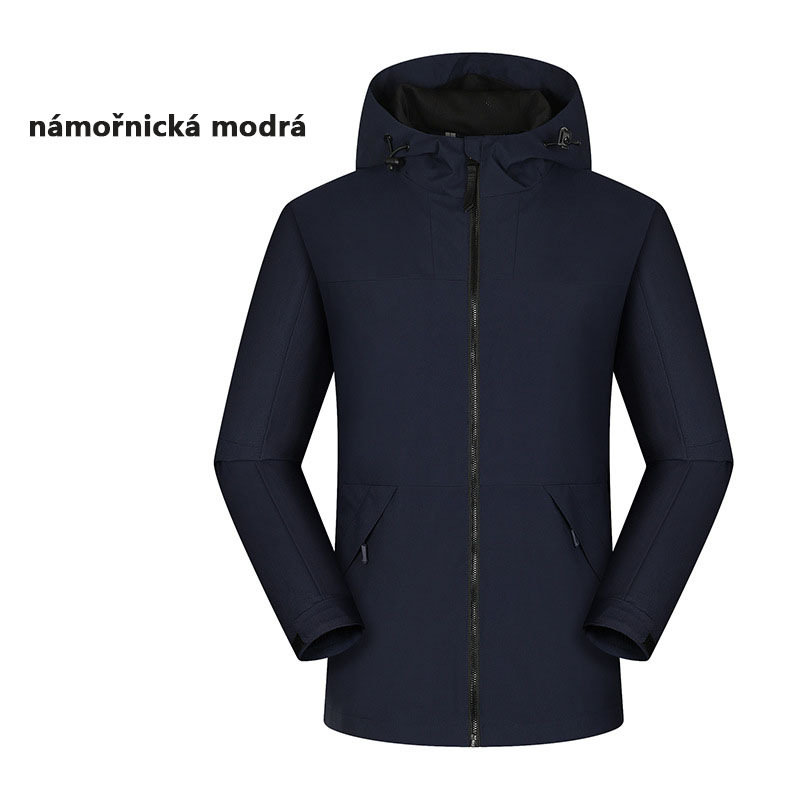Podzimní outdoorová softshellová bunda tenká bunda horolezecká větruodolná voděodolná sportovní turistika pánská bunda s kapucí