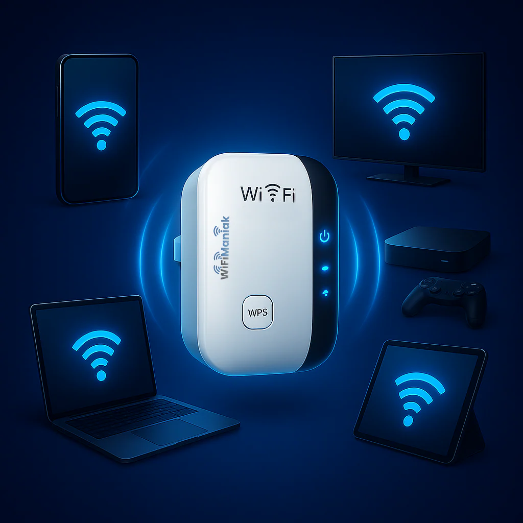 WifiManiak™ 3.1 PRO | Zvyšte pokrytí vaší WiFi sítě!