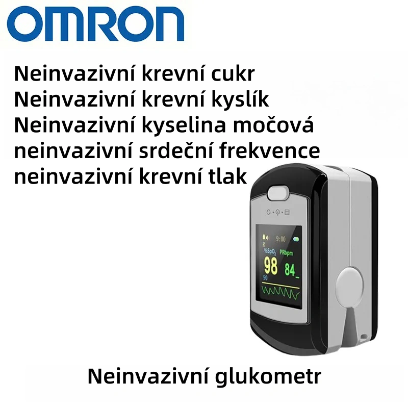 Neinvazivní glukometr Omron (měření za 5 sekund, přesnost 99 %)