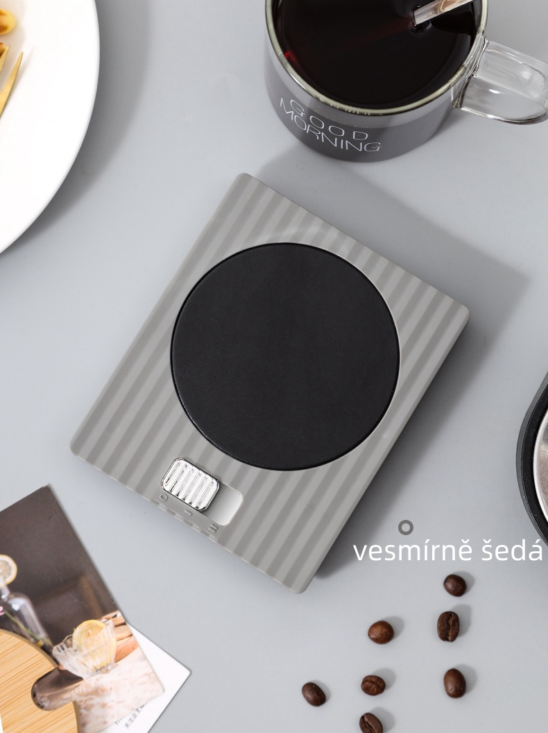 Pruhovaný dvouúrovňový teplotně nastavitelný topný tácek