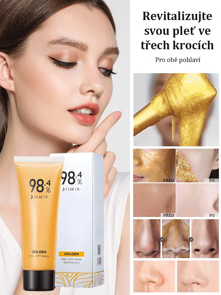 Zlatá slupovací maska