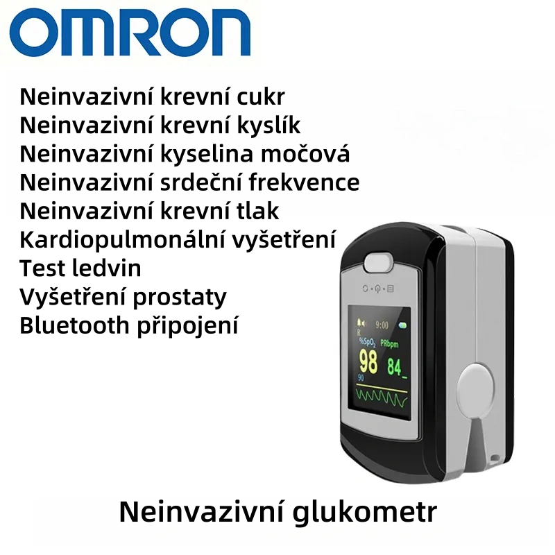 Neinvazivní glukometr Omron (měření za 5 sekund, přesnost 99 %)