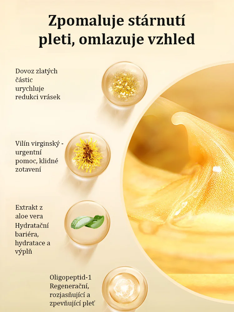 Zlatá slupovací maska