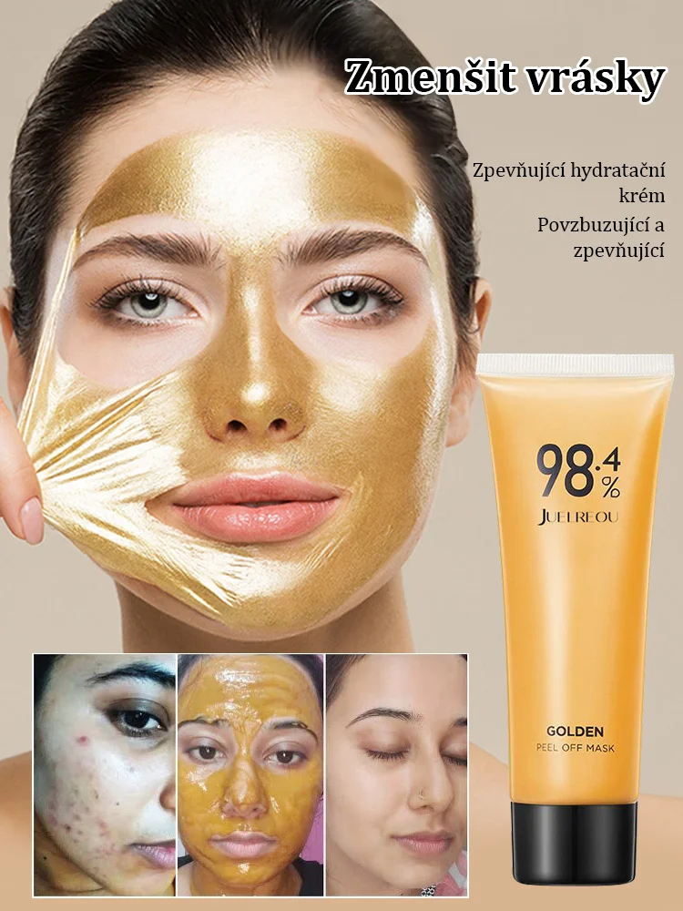 Zlatá slupovací maska