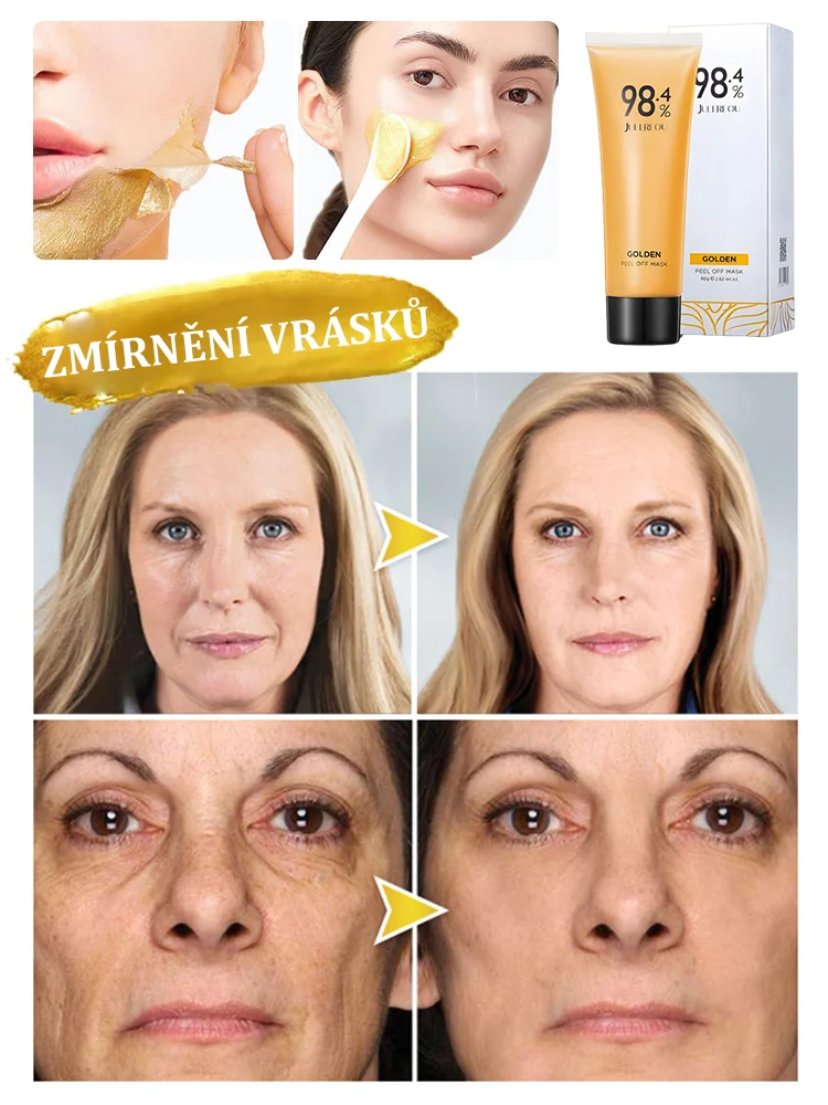 Zlatá slupovací maska