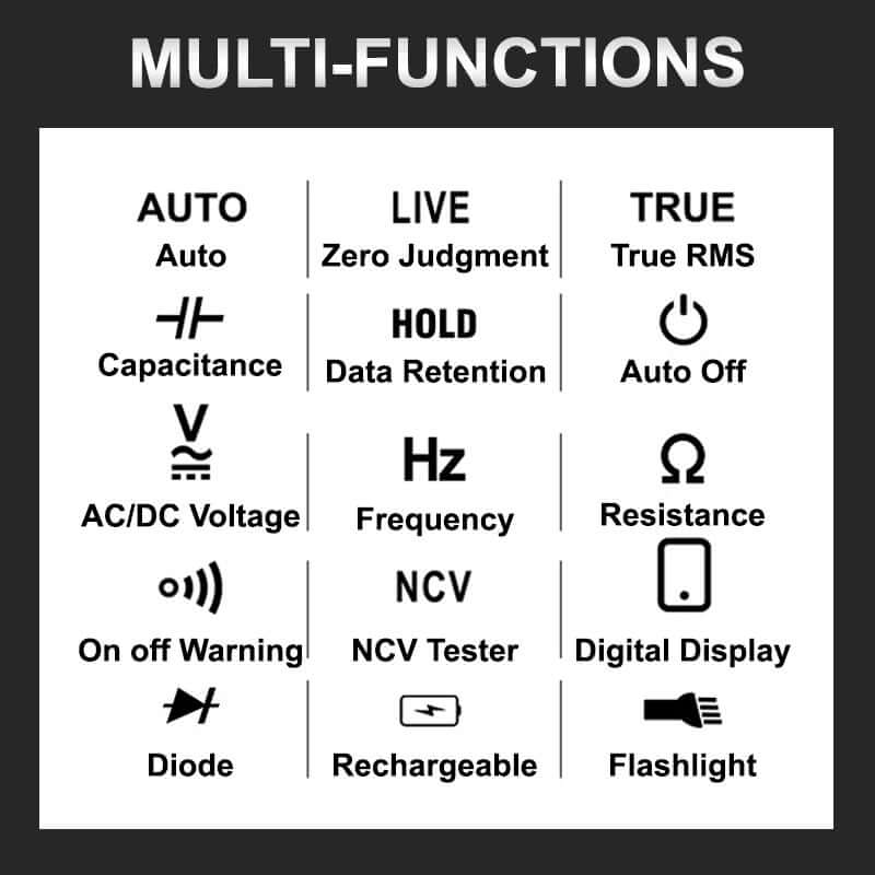 🔥Vysoce přesný multifunkční digitální multimetr (doprava zdarma)🔥