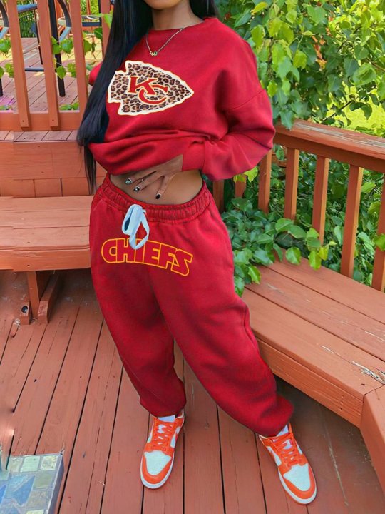 Kansas City Chiefs Sportswear Crewneck Sweatshirt Suit