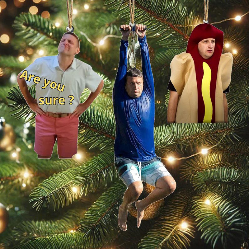 Funny Tim Robinson Zipline Ornament